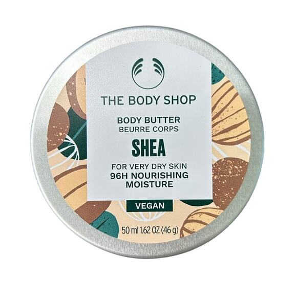 The Body Shop Shea Body Butter 1.62 oz Very Dry Skin Discontinued HTF Mini - Picture 3 of 6